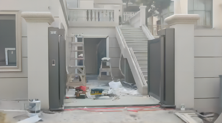 斜百葉對(duì)開門